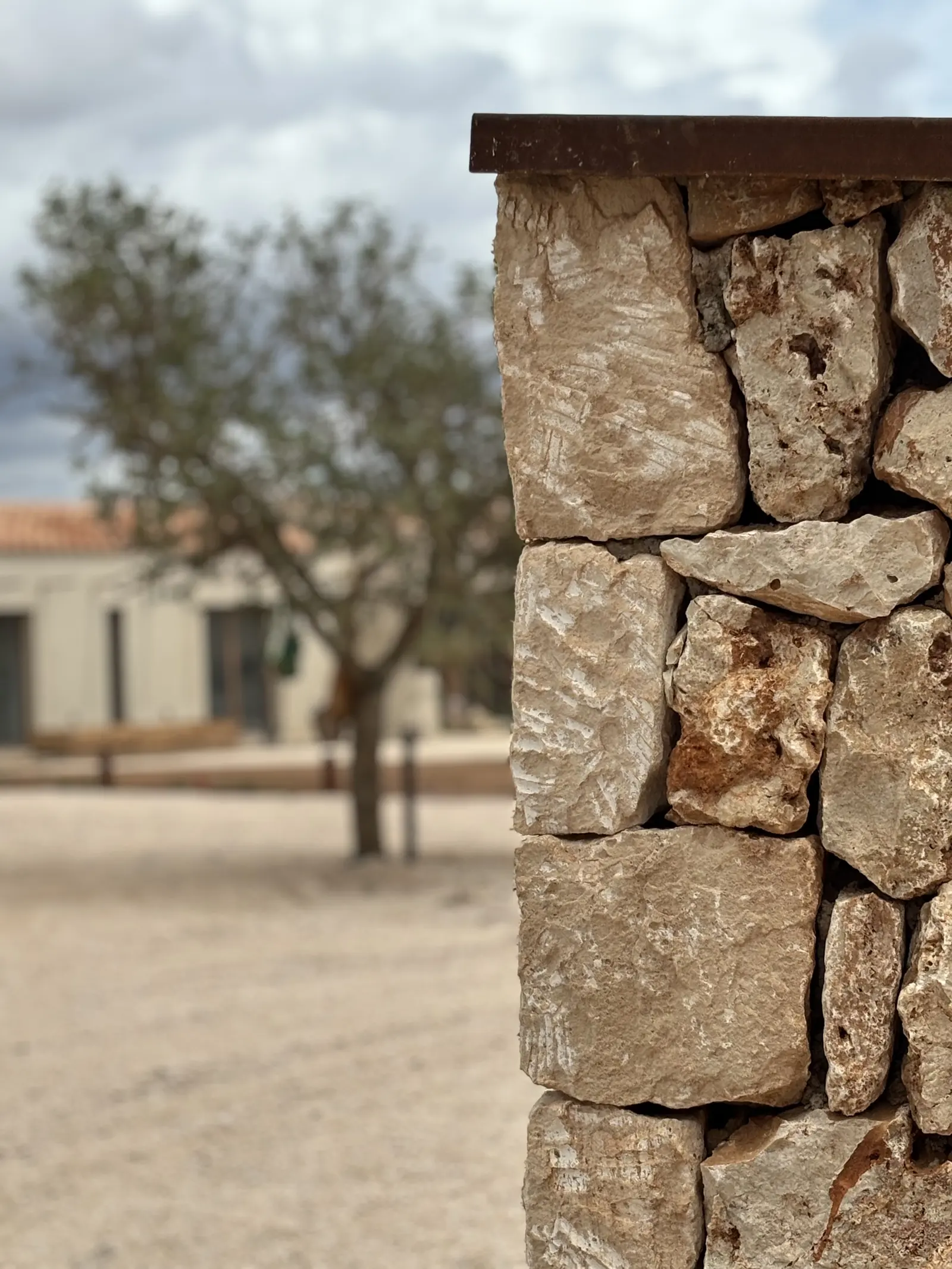 Detail of a dry-stone wall