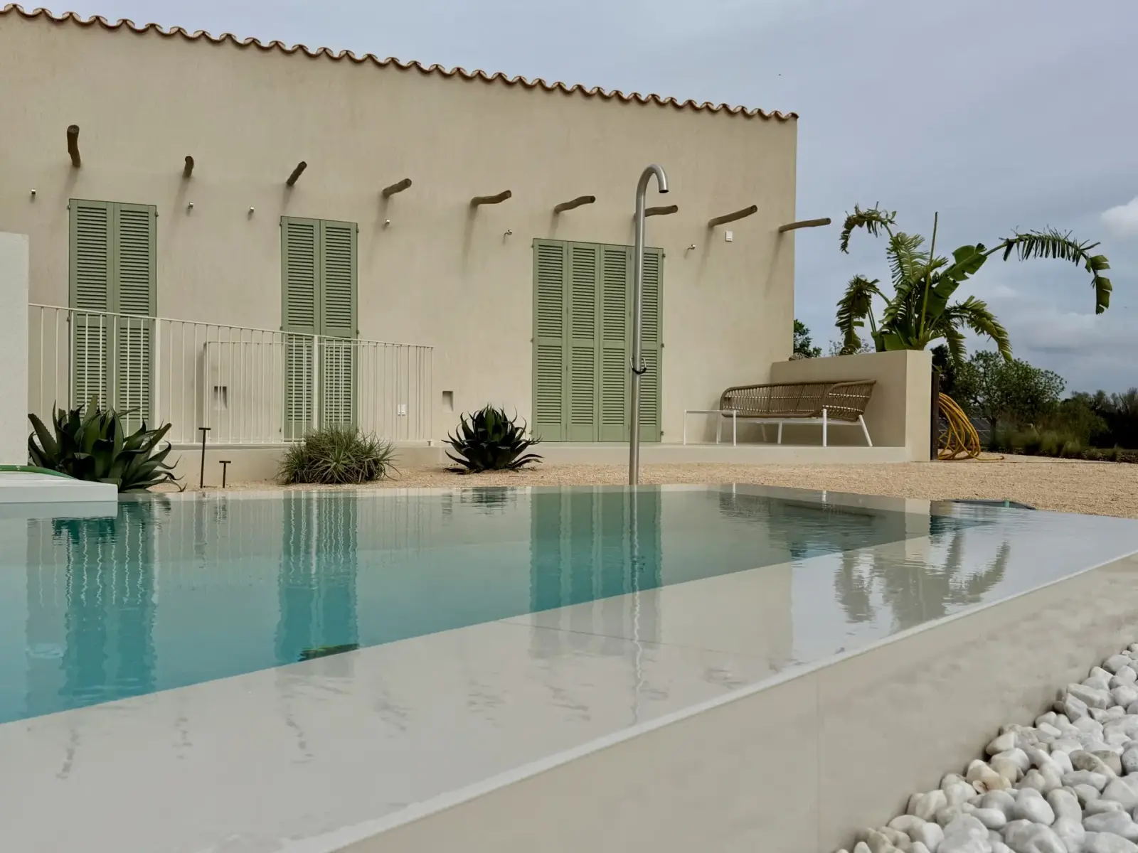 Pool with open views