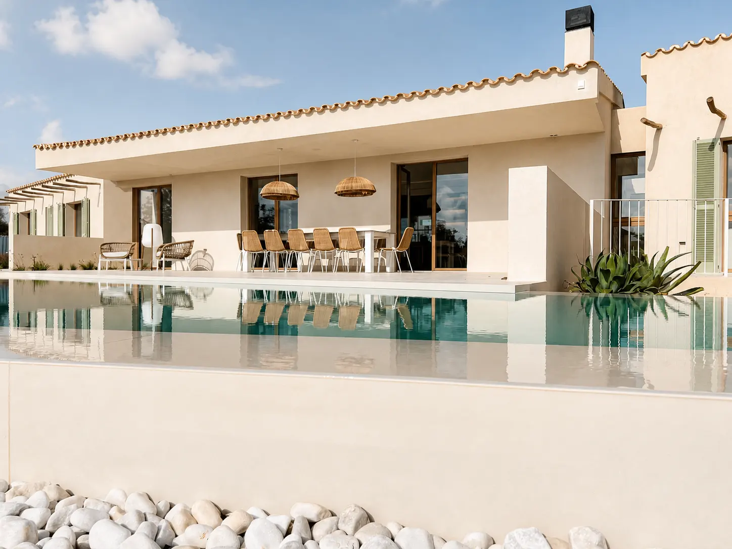 Es Revellar — pool and terrace